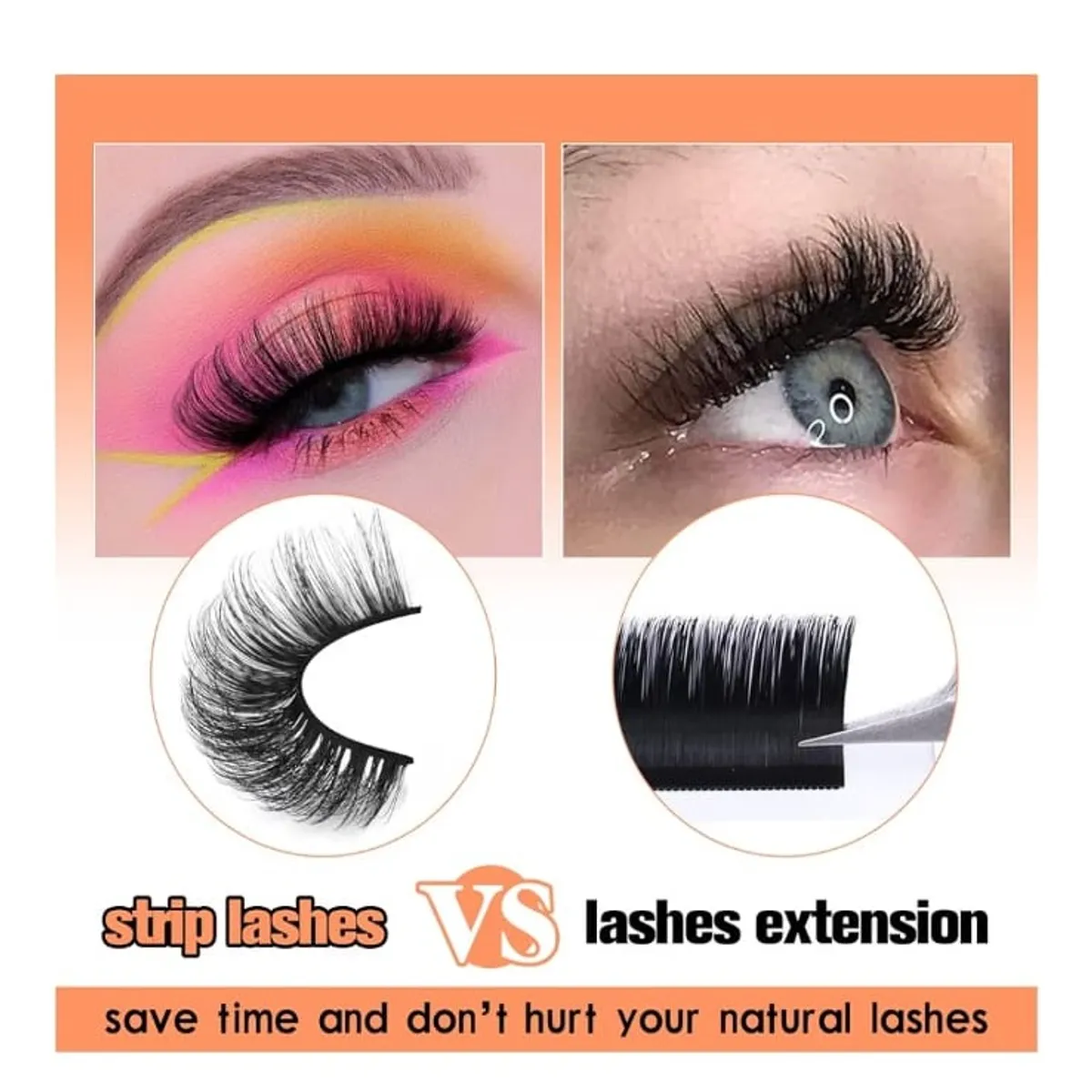 Mink Lashes 18MM Fluffy 8D Wispy False Eyelashes Volume Thick Dramatic Fake Lashes Natural Look Like Eyelash Extensions 7 Pairs Pack