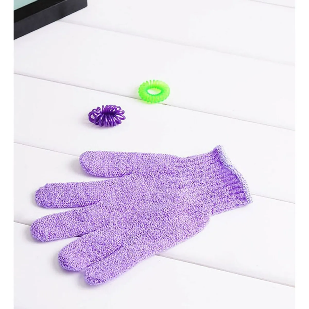 10 Pair Exfoliating Gloves for Shower, Hand Exfoliating Glove Body Scrubber Loofah