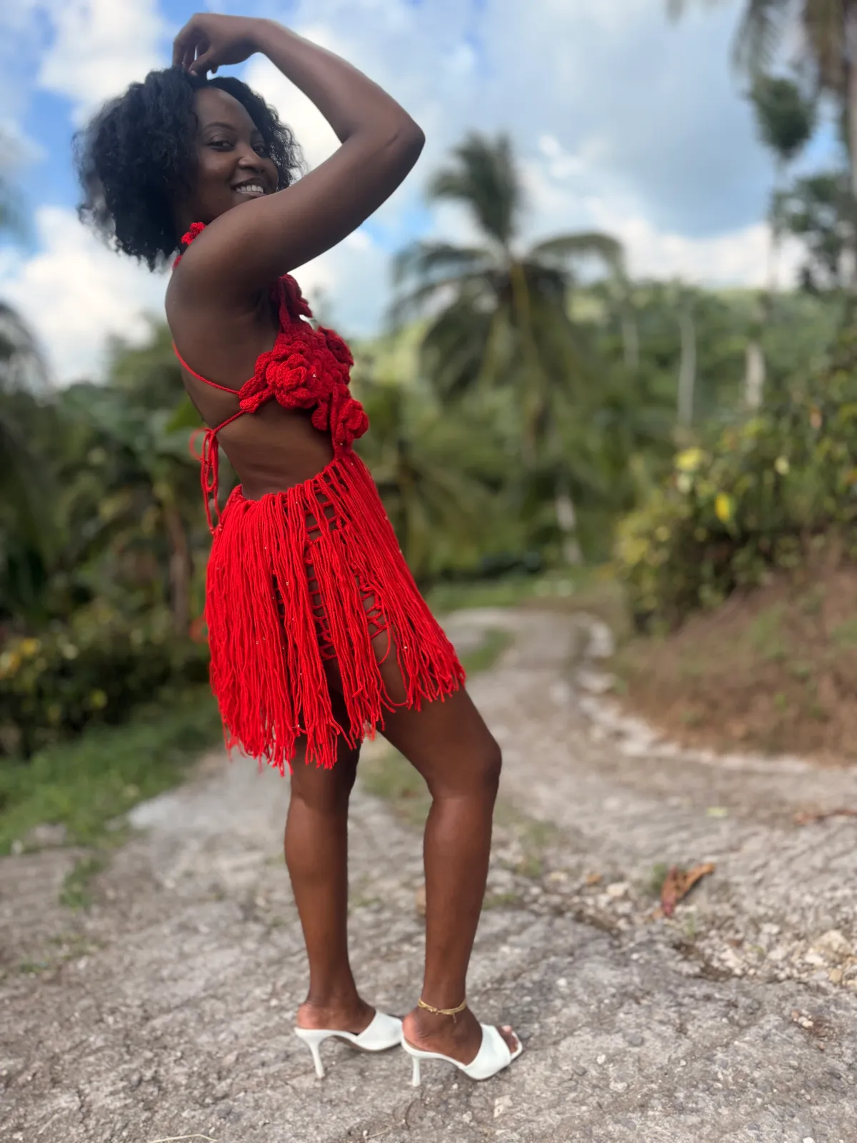 Bed of Roses Crochet Dresss