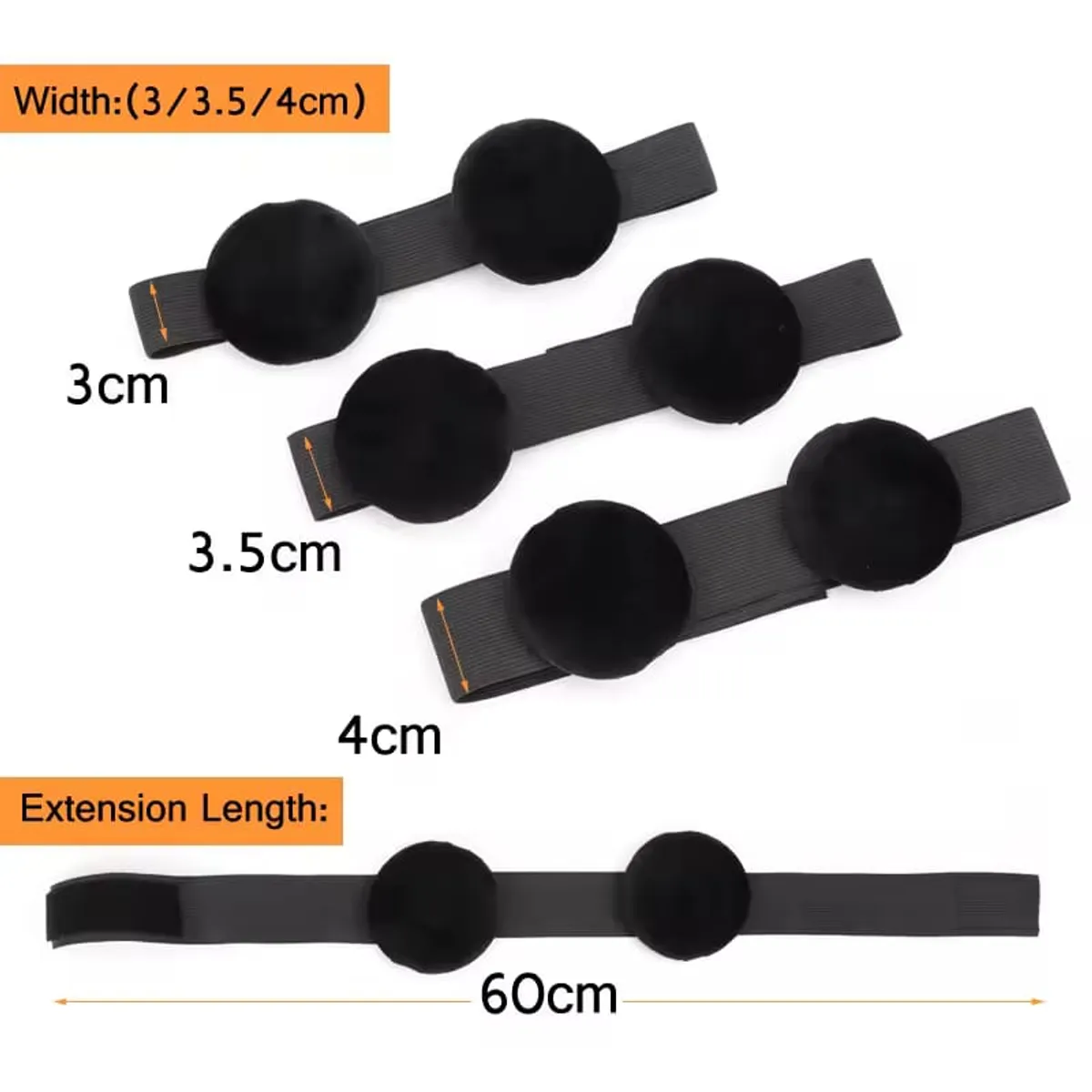 Lace Melt Band With Ear Protector, Edge Elastic Band For Wigs Frontal