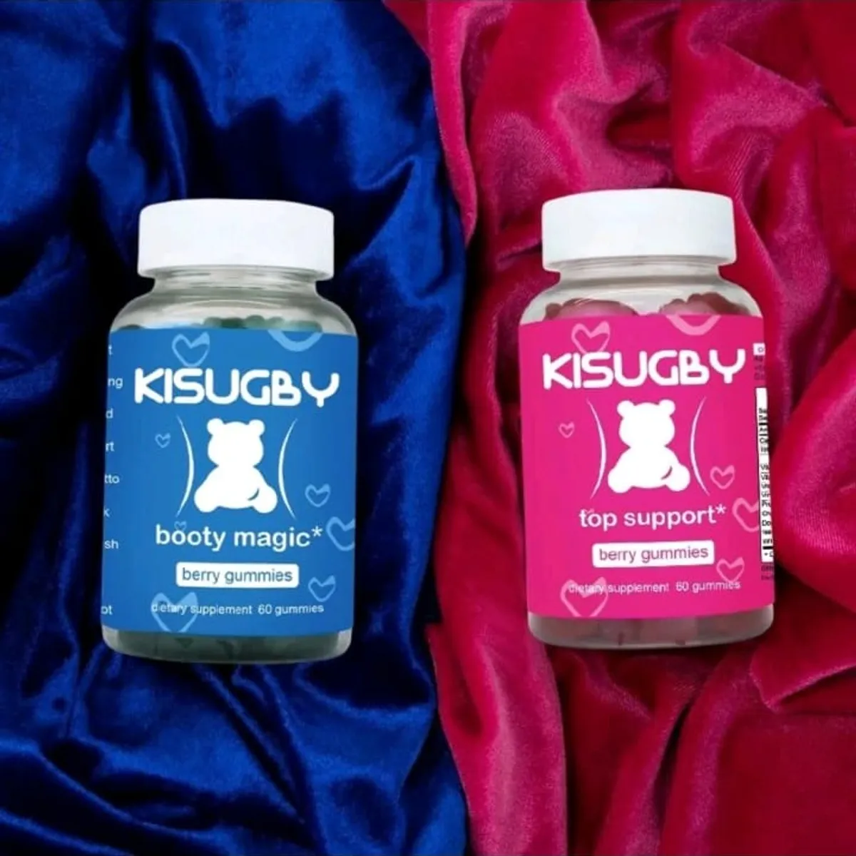 KISUGBY Gummies Combo Pack Top Peach Gains Gummies  Workout Aid  Women Support