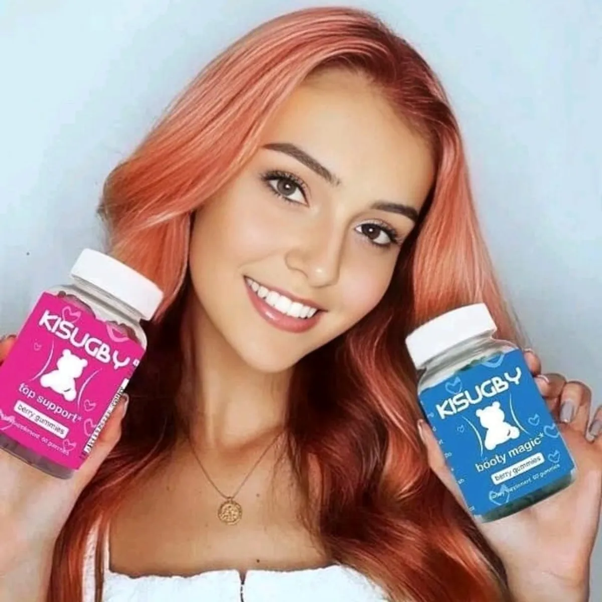 KISUGBY Gummies Combo Pack Top Peach Gains Gummies  Workout Aid  Women Support