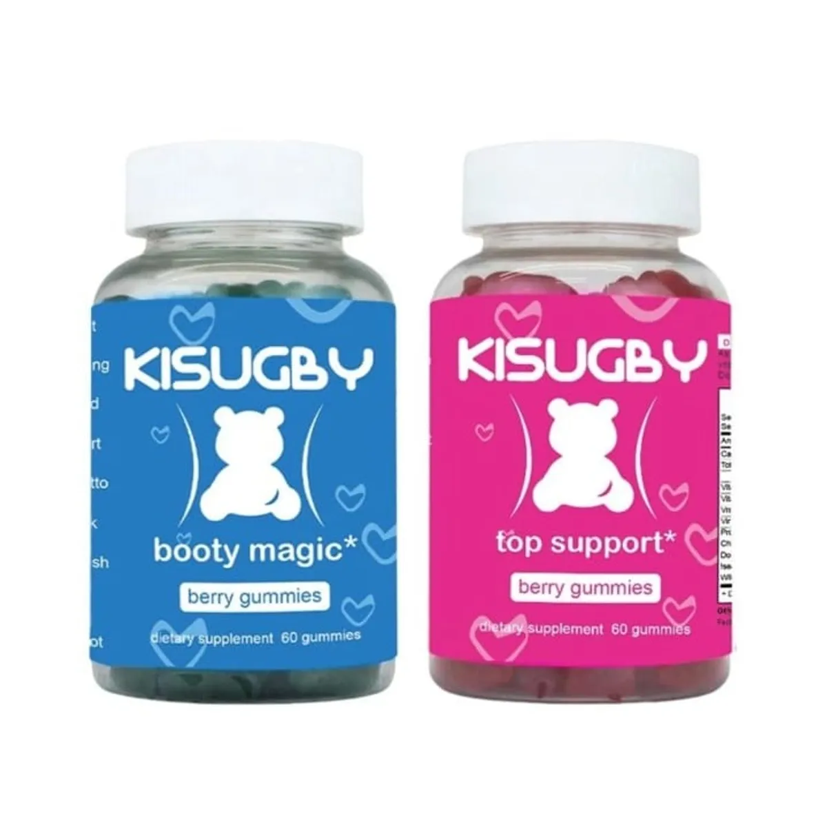 KISUGBY Gummies Combo Pack Top Peach Gains Gummies  Workout Aid  Women Support