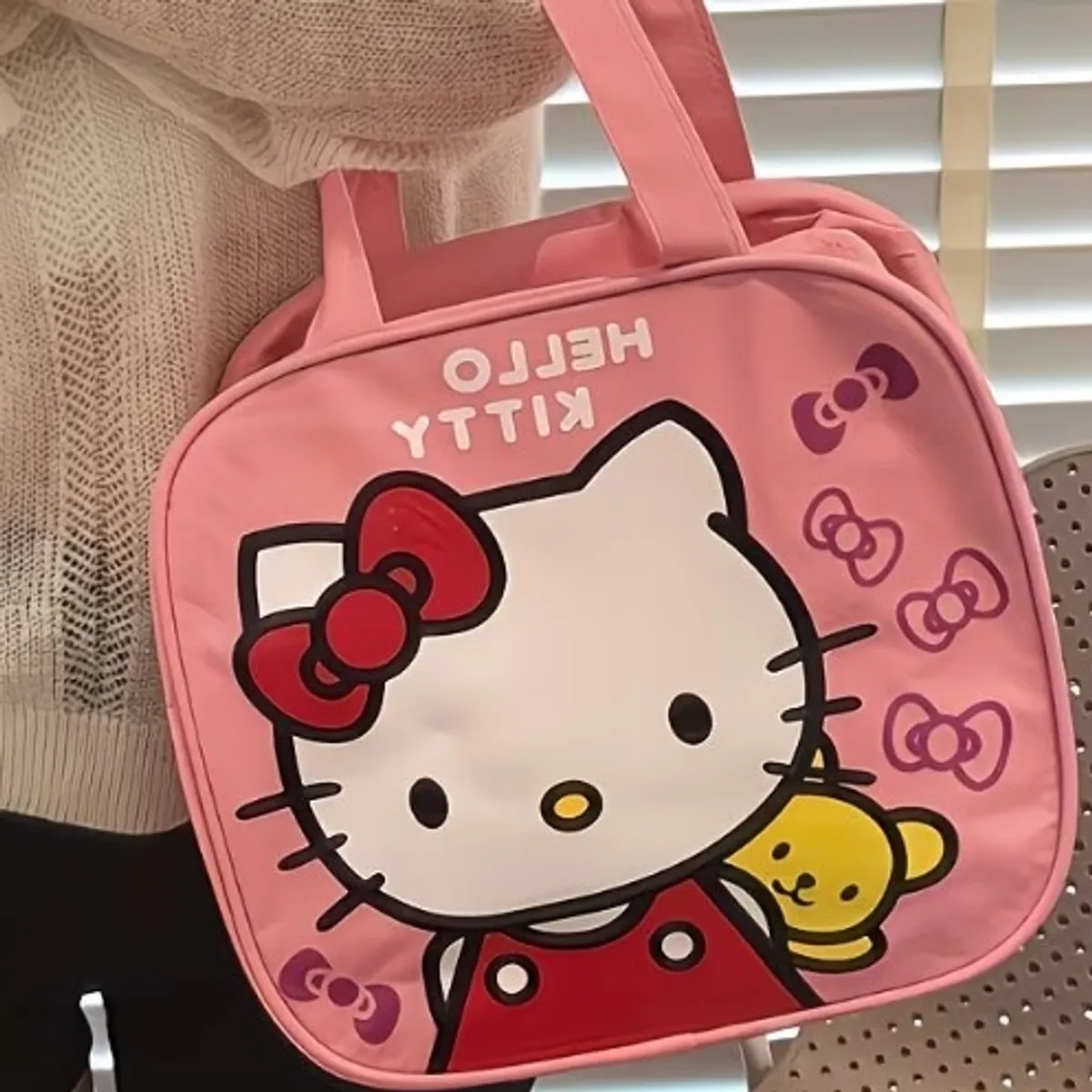 1Pcs Hello Kitty Insulated Lunch Bag