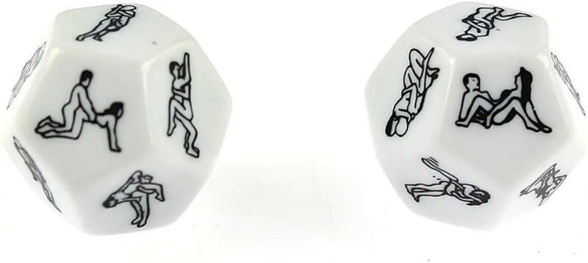 Sex Dice "Sex Position Dice", White