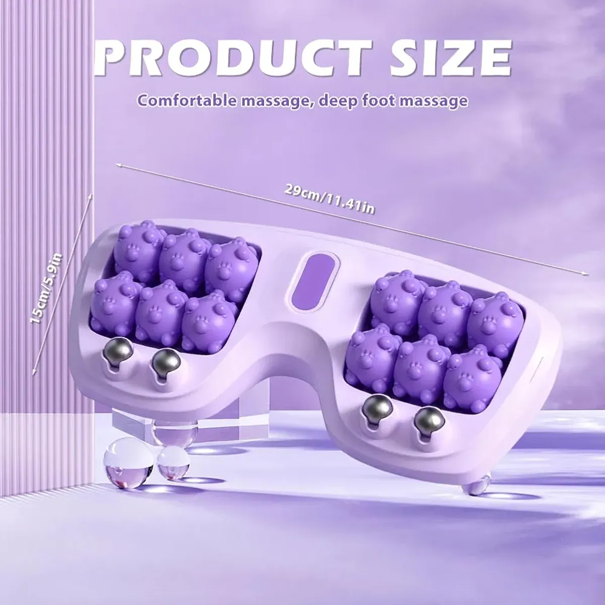 Foot Massager Roller for Plantar Fasciitis & Stress Relief