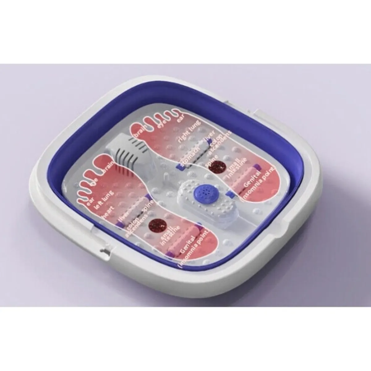 Collapsible Foot Spa Electric Rotary Massage, Foot Bath with Heat, Bubble