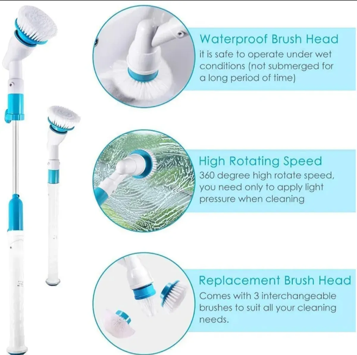 3 in 1 Electric Scrubber