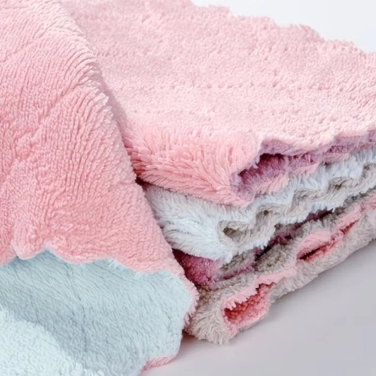 10pcs Absorbent Microfiber Kitchen Dish Cloth