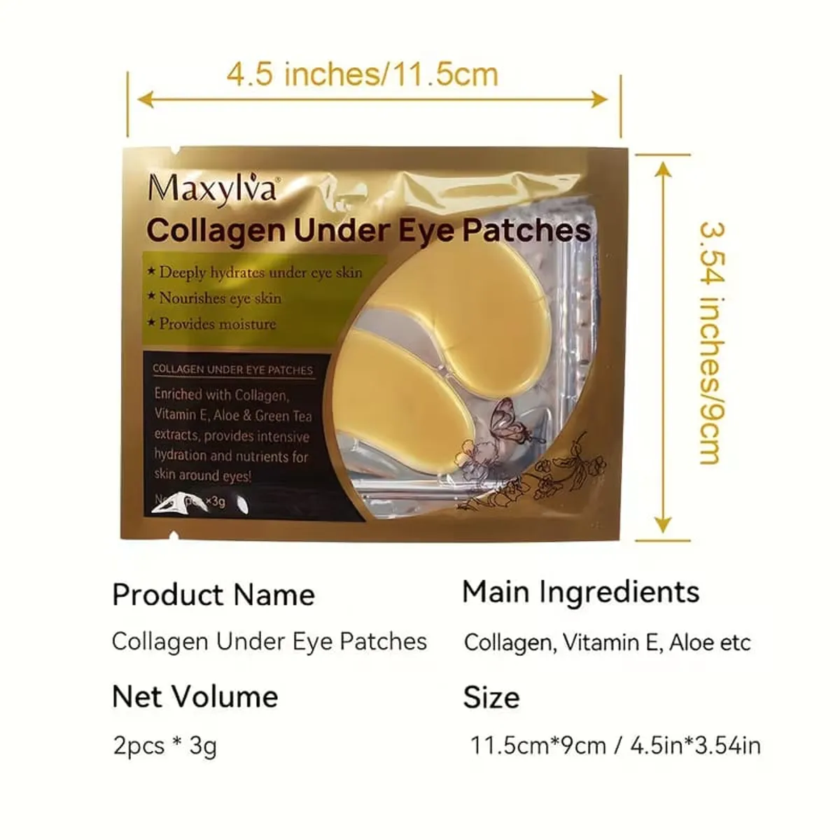 Maxylva Collagen Under Eye Patches