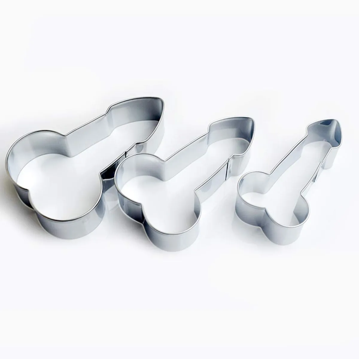 Penis/Willy/Dick Shaped Cookie Cutter, Willy Cookie Cutter, Dick Shape Cookie Cutter, Novelty Party Penis Cookie Cutter, Bacherlorette Party, Stainless Steel. , Straight Penis