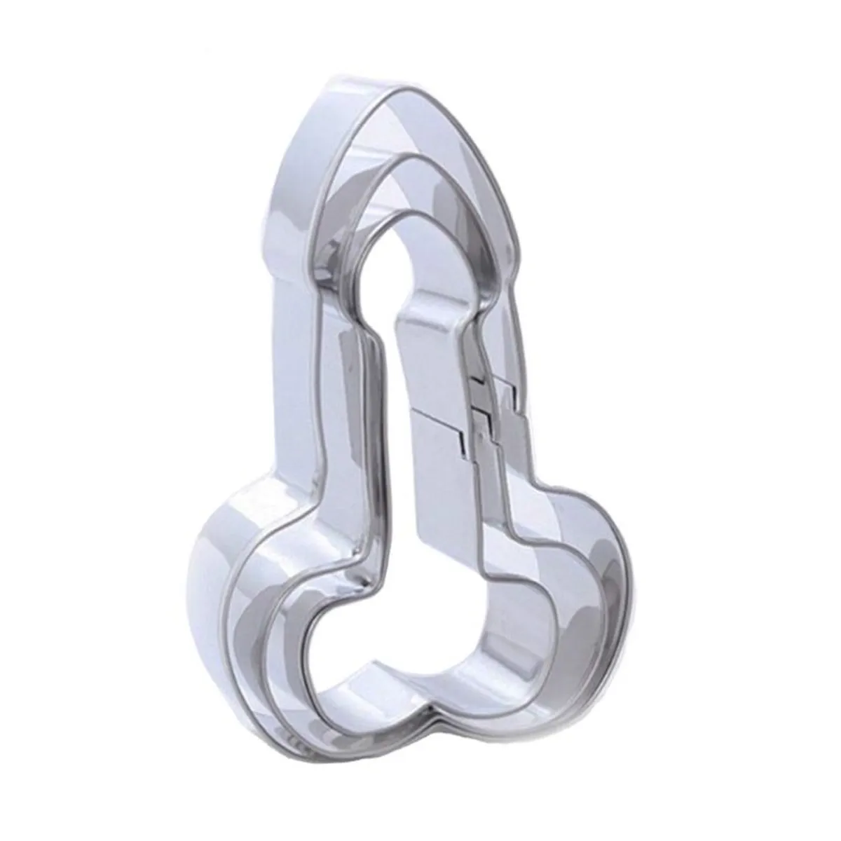 Penis/Willy/Dick Shaped Cookie Cutter, Willy Cookie Cutter, Dick Shape Cookie Cutter, Novelty Party Penis Cookie Cutter, Bacherlorette Party, Stainless Steel. , Straight Penis