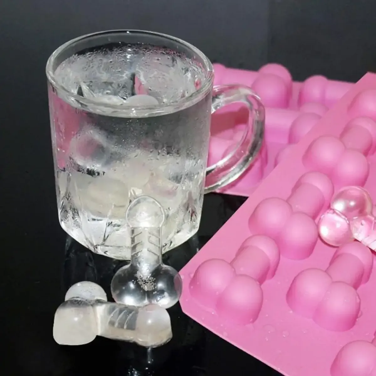  Pink Moulds (8 Cavity) Pack of 2