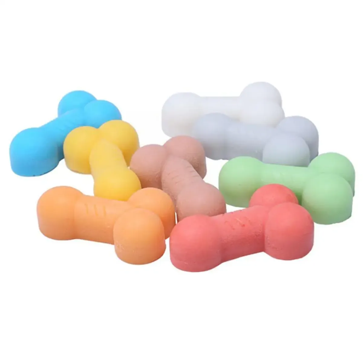 Penis / Dick / Willy-Shaped Pink Mould (8-Cavity) with Scotch-Brite