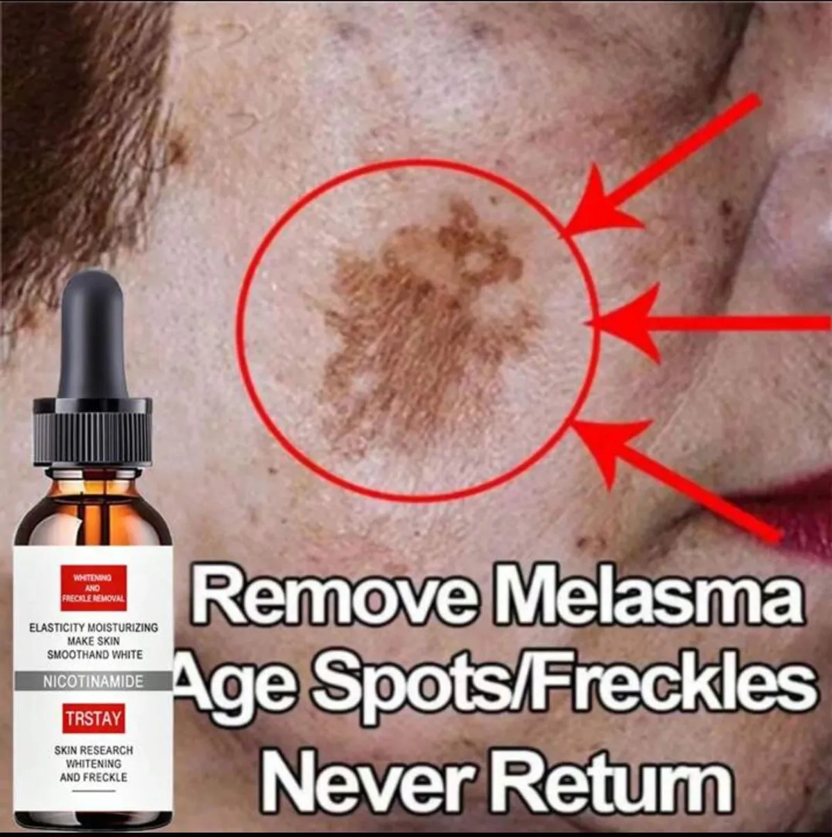 TRSTAY Effective Whiten Cream Brighten, 30Ml