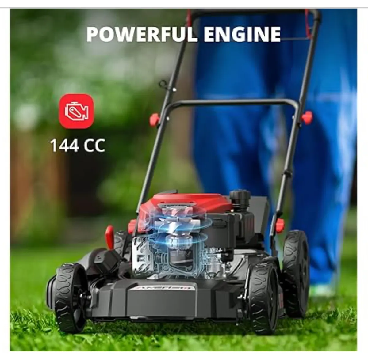 Gas Lawn Mower - AMERISUN 21"
