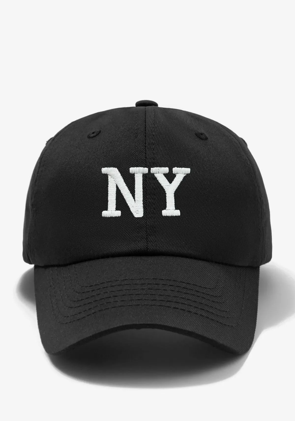 Embroidery Black NY Letter Baseket Ball Cap