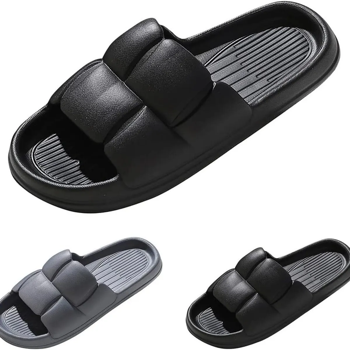 Men Sandals Men Shoes Flip Flops Slippers Home Bathroom House Light Soft-Soled Slides Slippers for Men Size 8