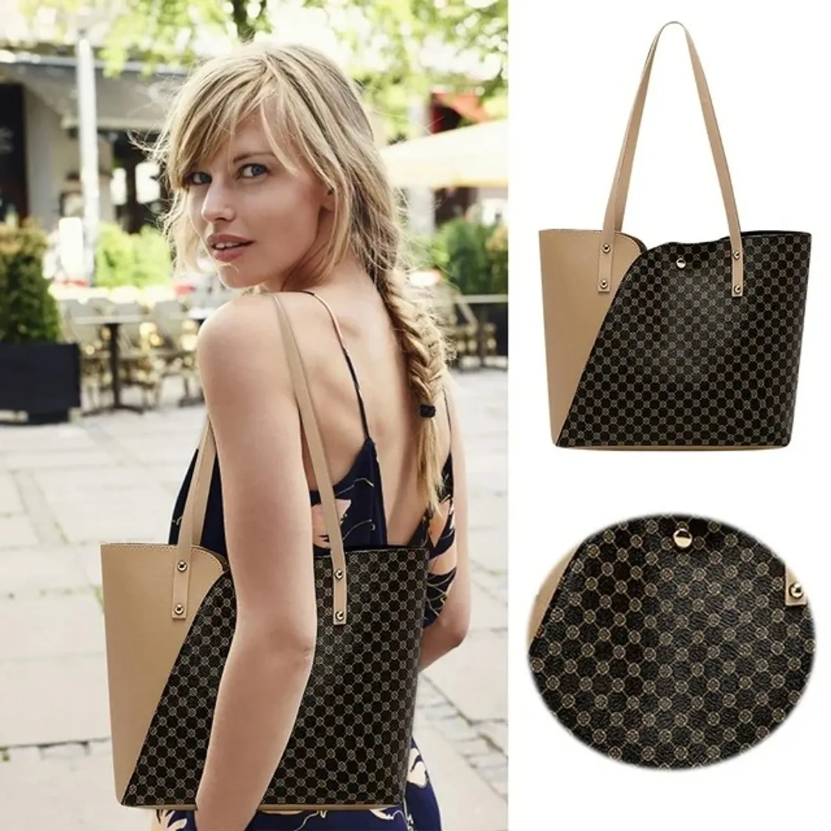 Womens Tote Bag Fashion Ladies Purse Shoulder Bags Tote Leather Bag Large Tote Bags