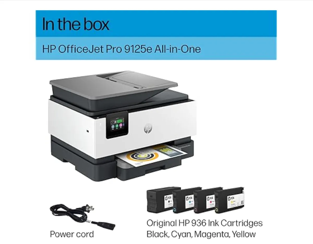 HP OfficeJet Pro 9125e All-in-One Printer
