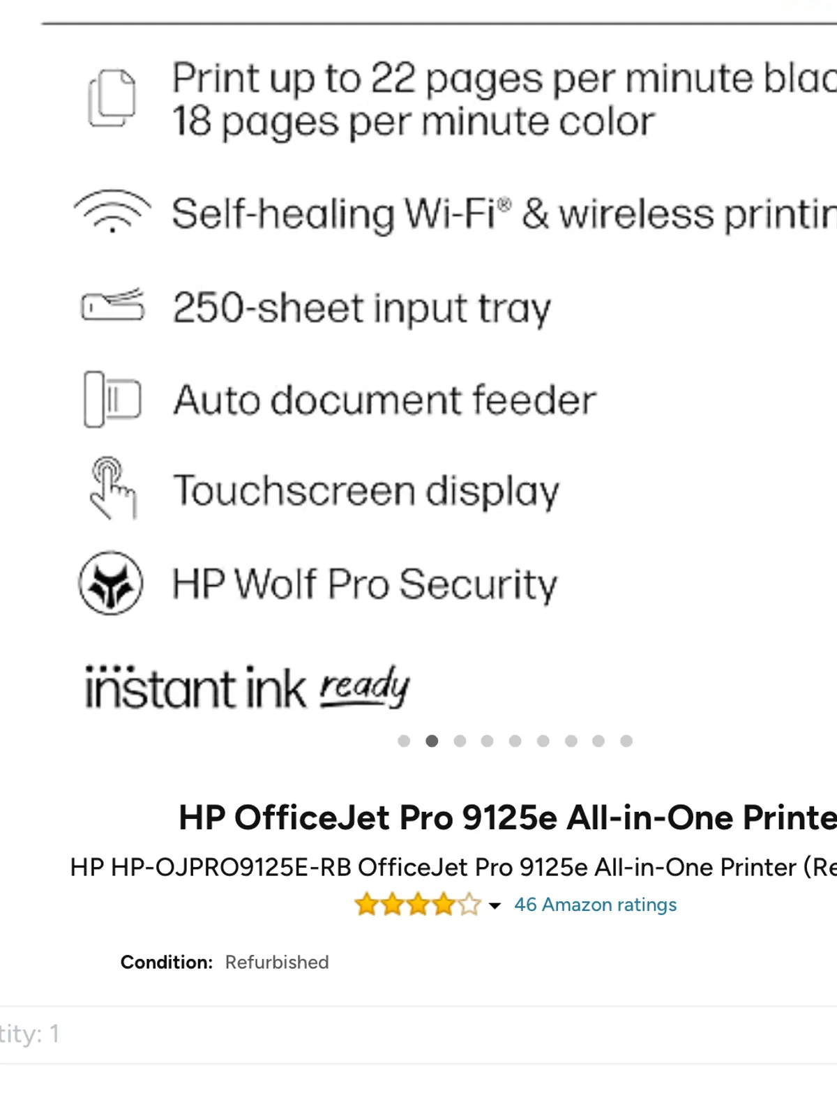 HP OfficeJet Pro 9125e All-in-One Printer