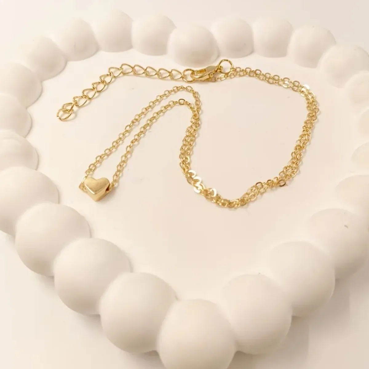 1pc Simple and Stylish Heart-Shaped Necklace for Women