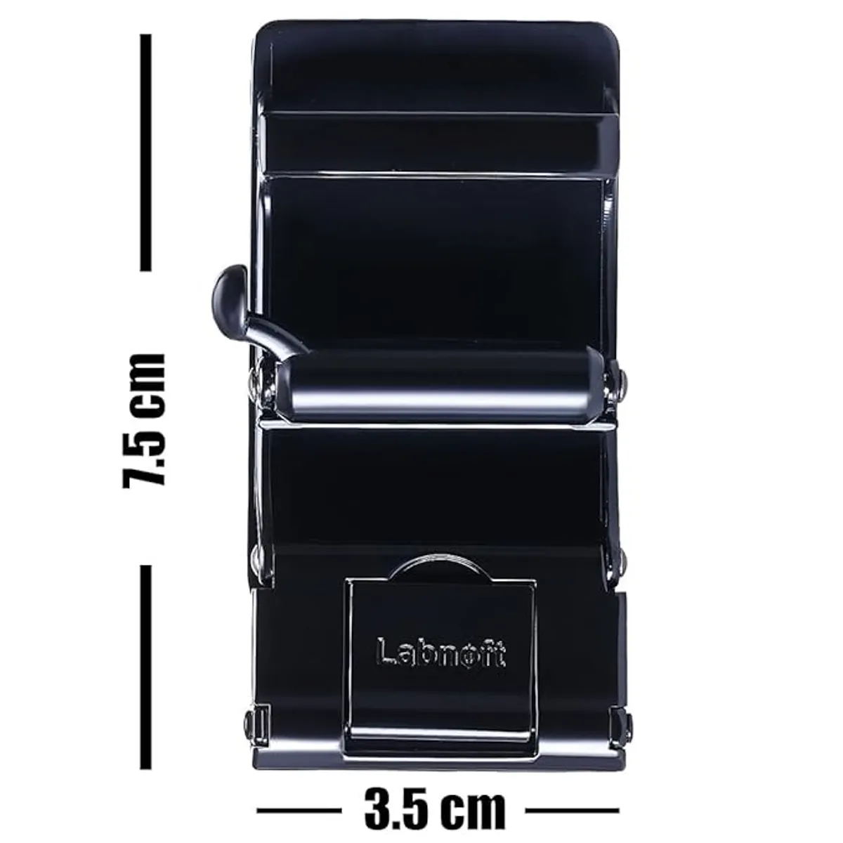 Labnoft Men's Auto-Lock Belt Buckle Only (35mm, Matte Black