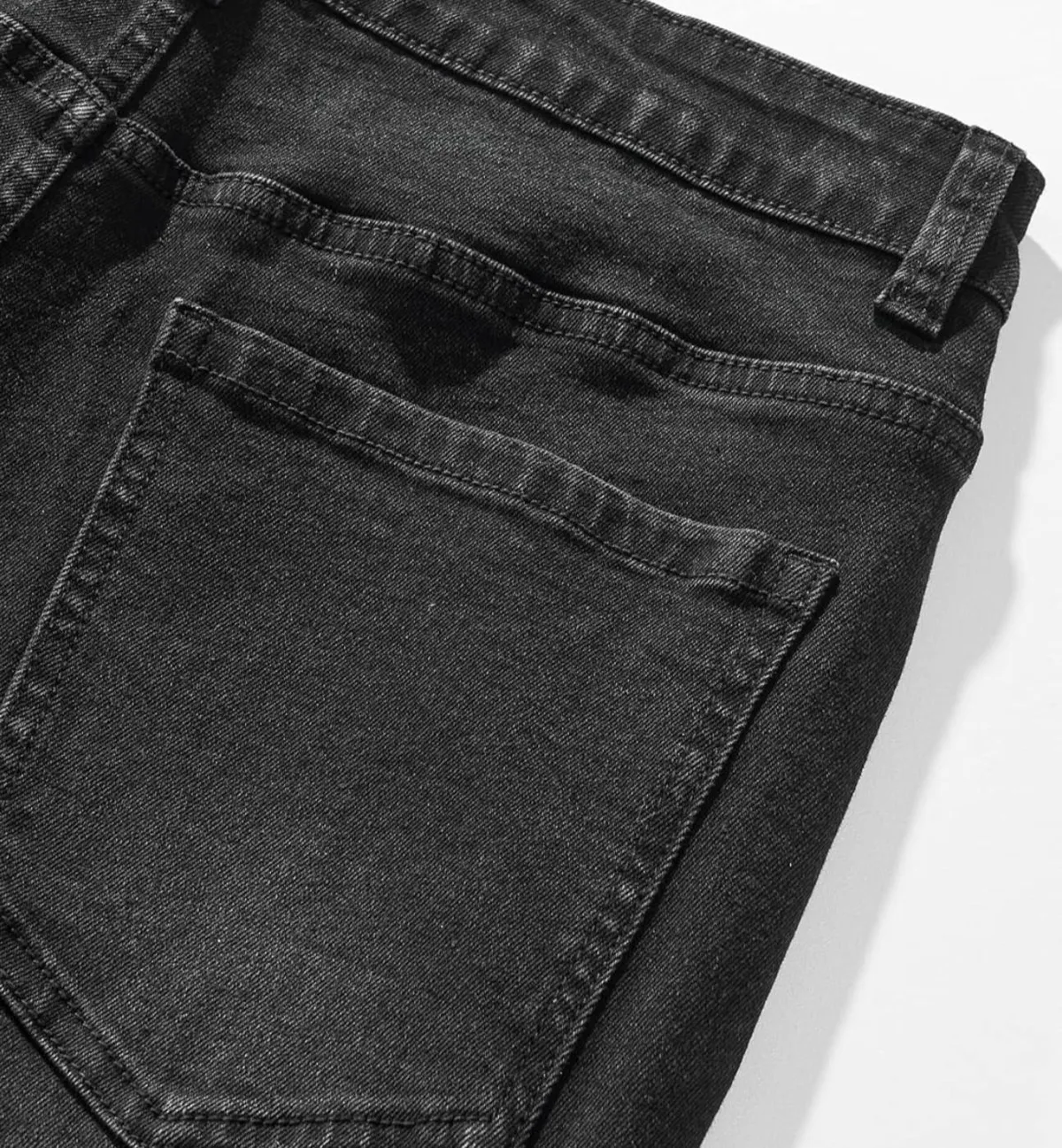 Men’s Black Ripped Jeans - Size 2XL.