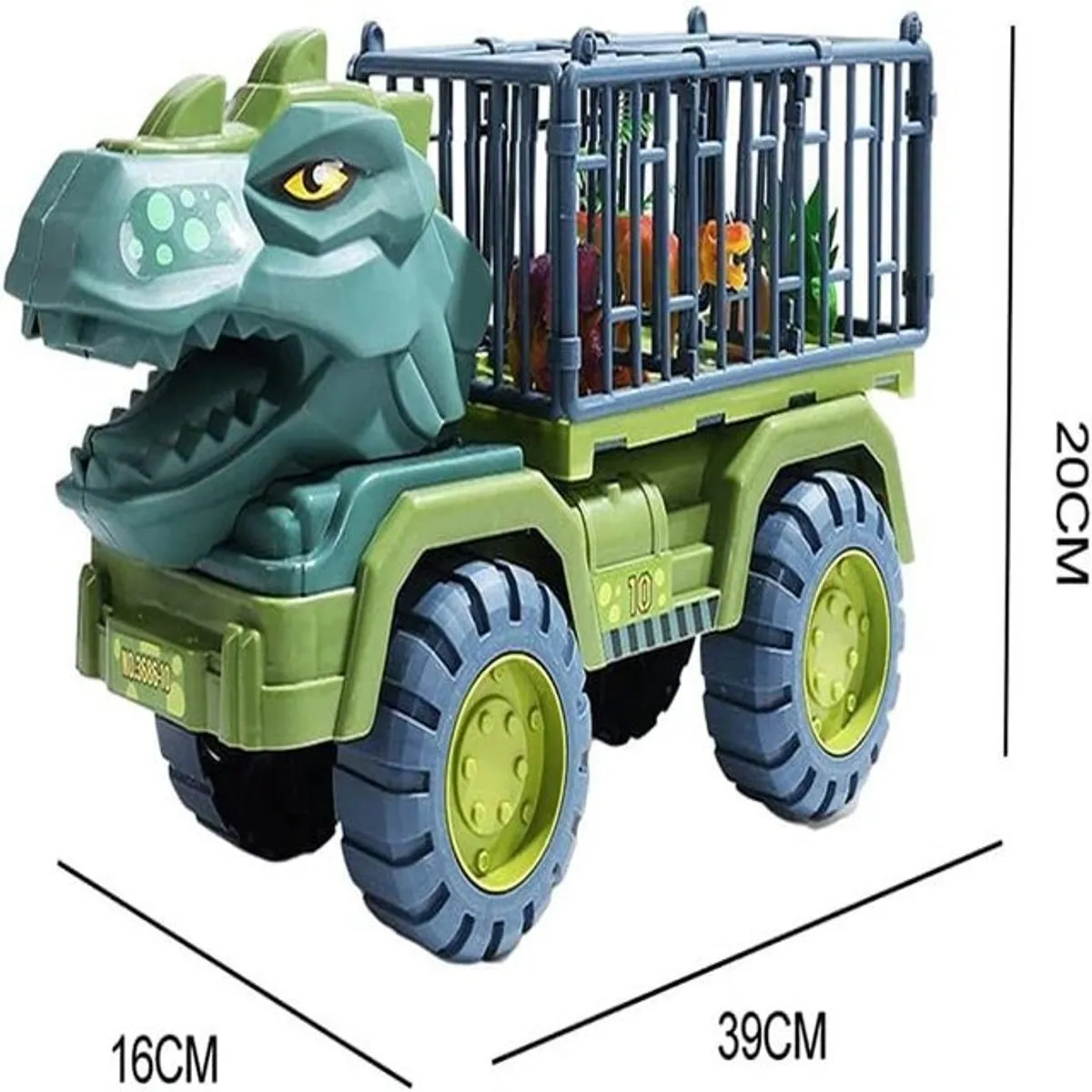 Dinosaur Toy Trucks Carrier for Kids  Tyrannosaurus Rex Large Car Truck Excavator Transport
