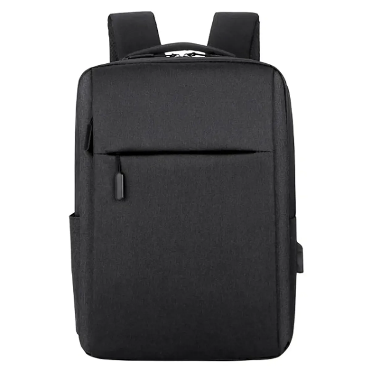16.5" Laptop Backpack w/ USB Charging Port , Black