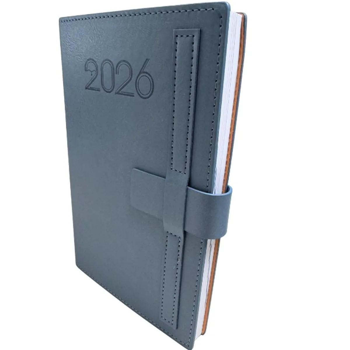 5 1/2 x 8 1/2 Exec Appt. Diary w/Flap, Blue