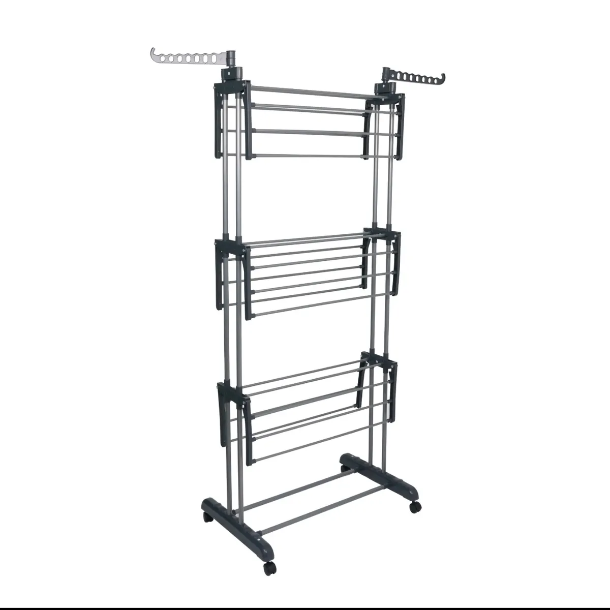 4 Tier Foldable Clothes Airer Rack Indoor Outdoor Dryer Laundry Dry Rail Hanger