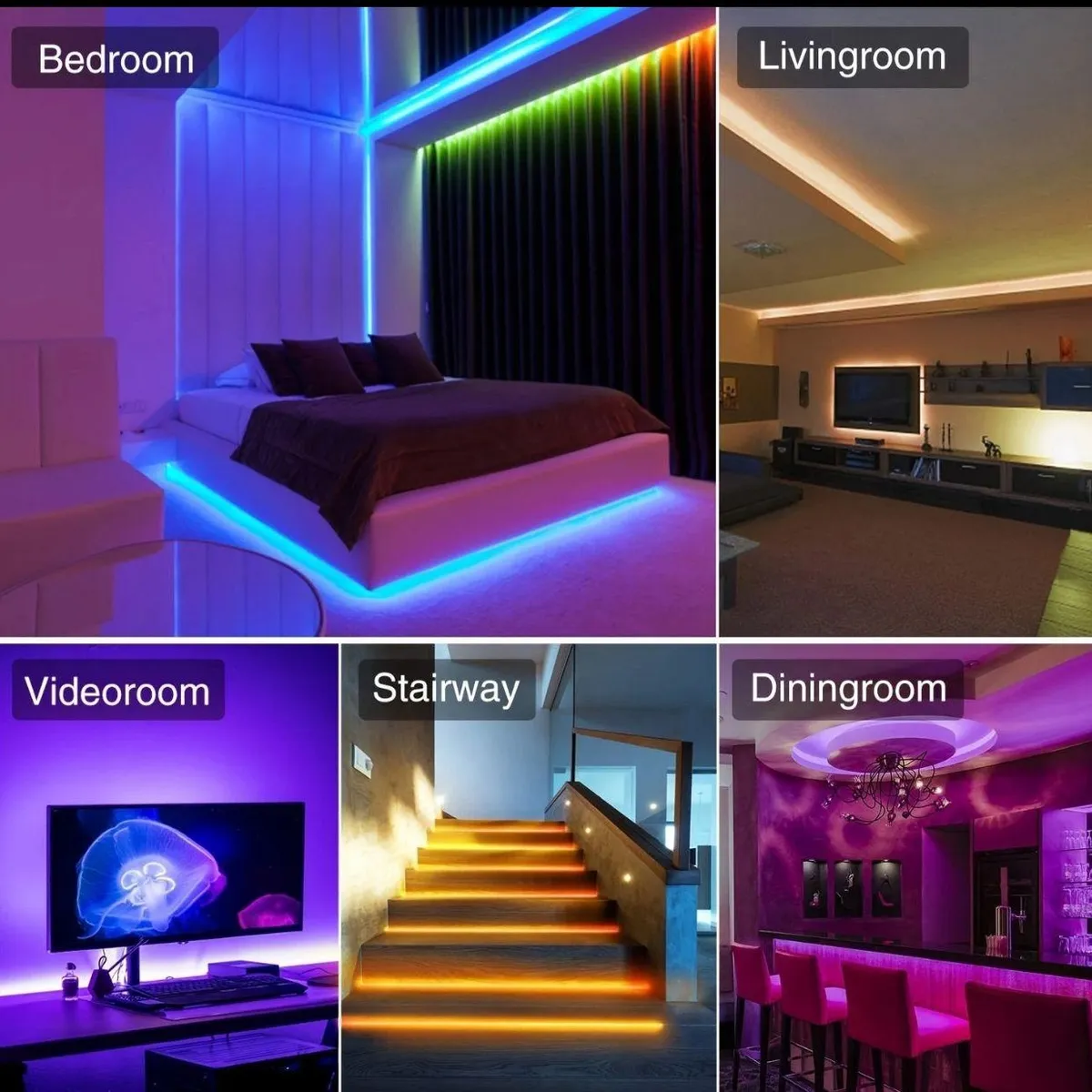 LED Strip Lights 150Ft