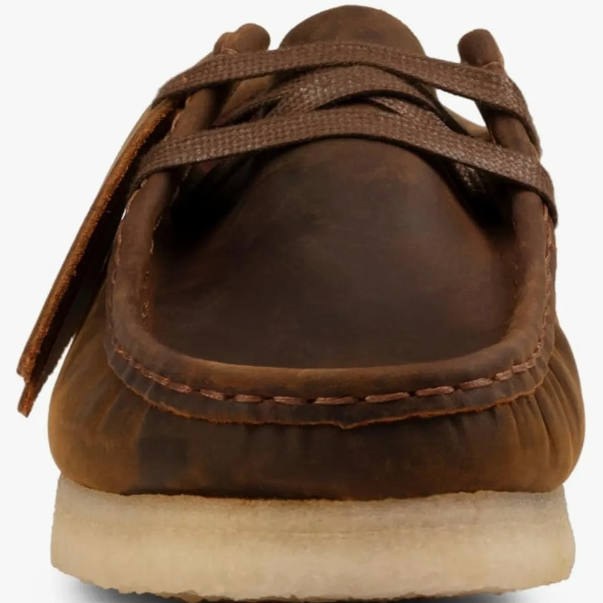 Women's Natural Brown Raffia Wallabee Clarks-Size 7M