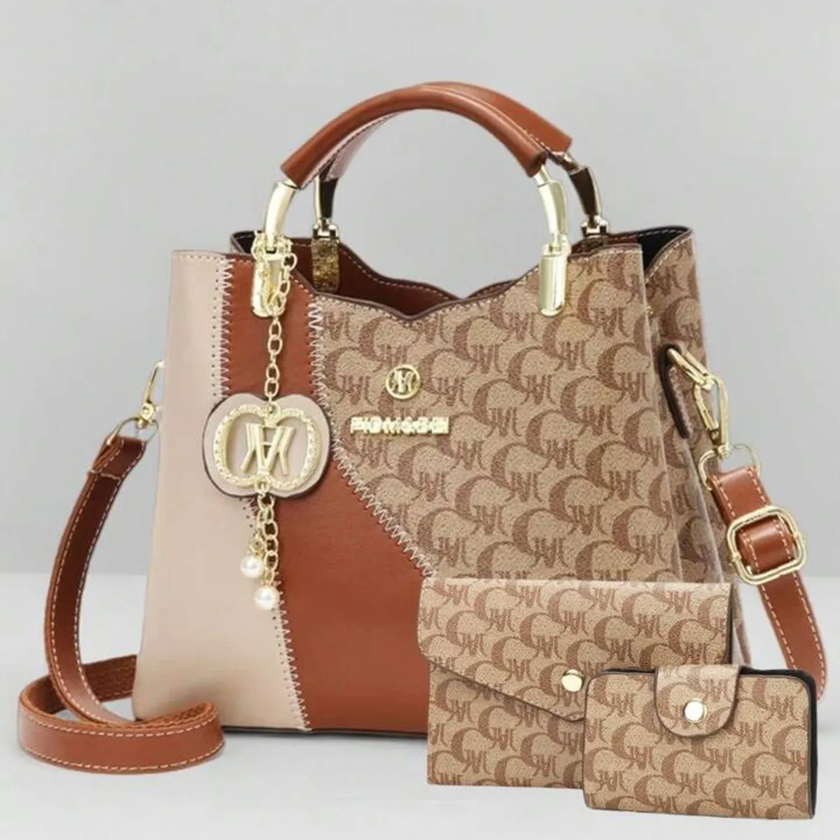 Vintage Print Handbag