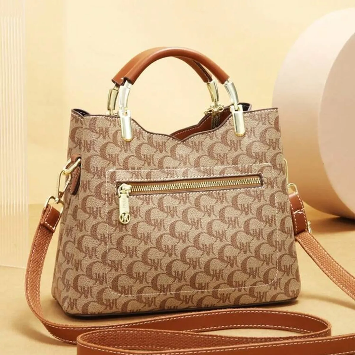 Vintage Print Handbag