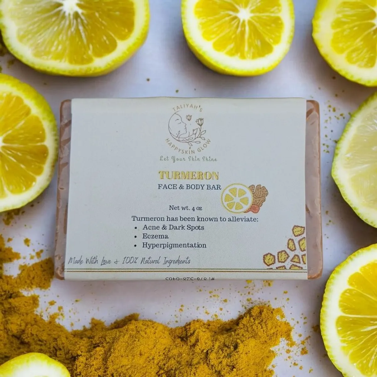 Turmeron Face and Body Soap Bar