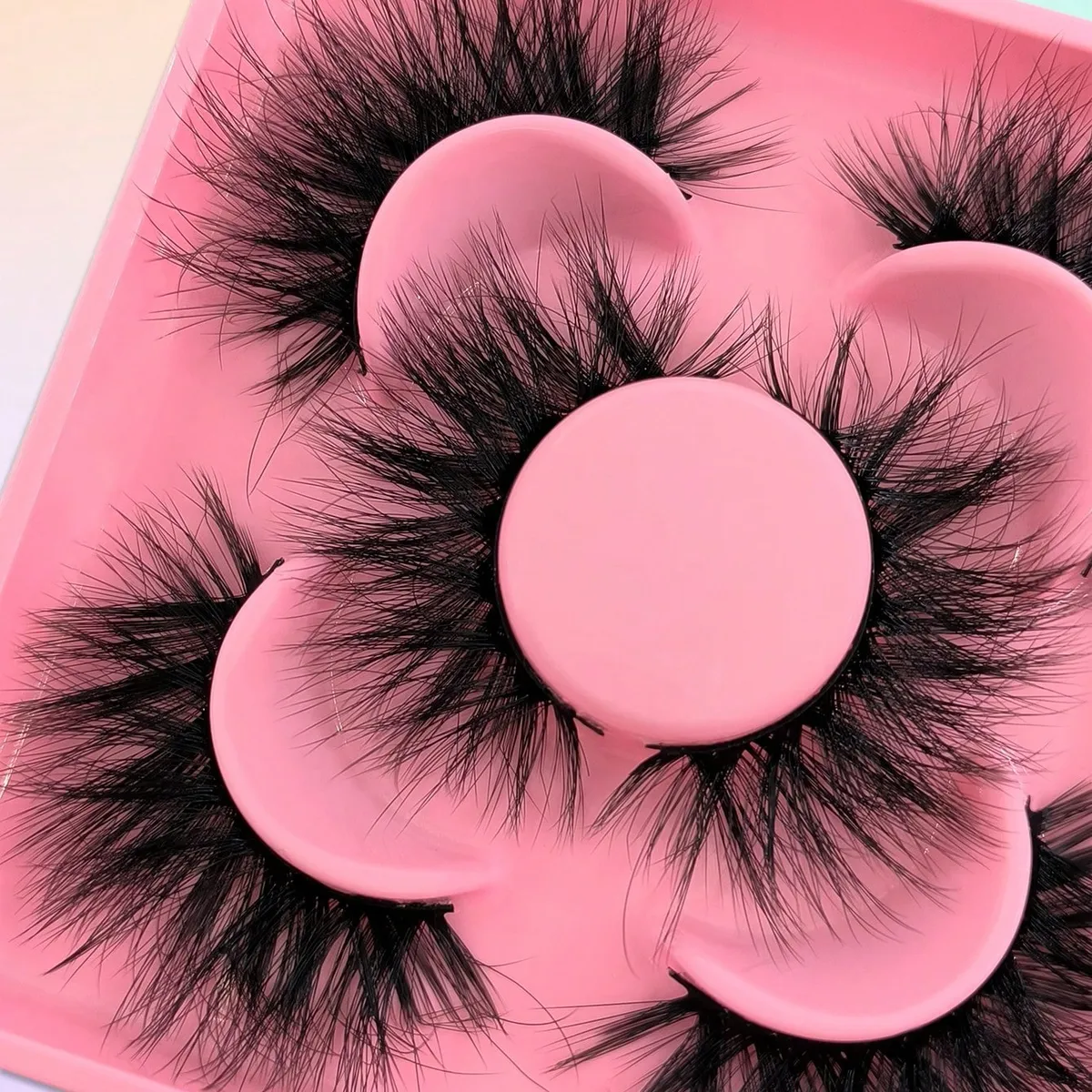 False Eyelashes 3 Pairs Fluffy Volumized Eyelashes Lashes Dramatic Look