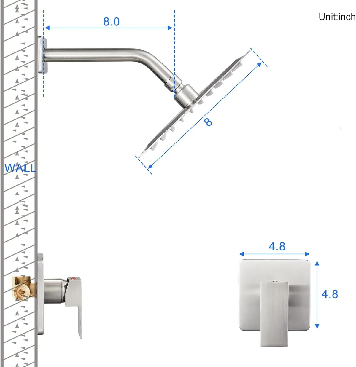 Shower Faucet Set System