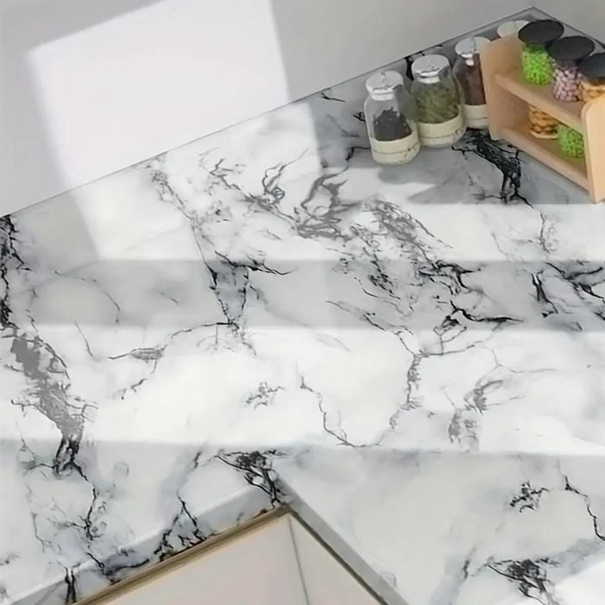 10 Pc Foam Peel And Stick Imitation Marble Tiles, Self Adhesive Wallpaper-Size 30*30CM A-05