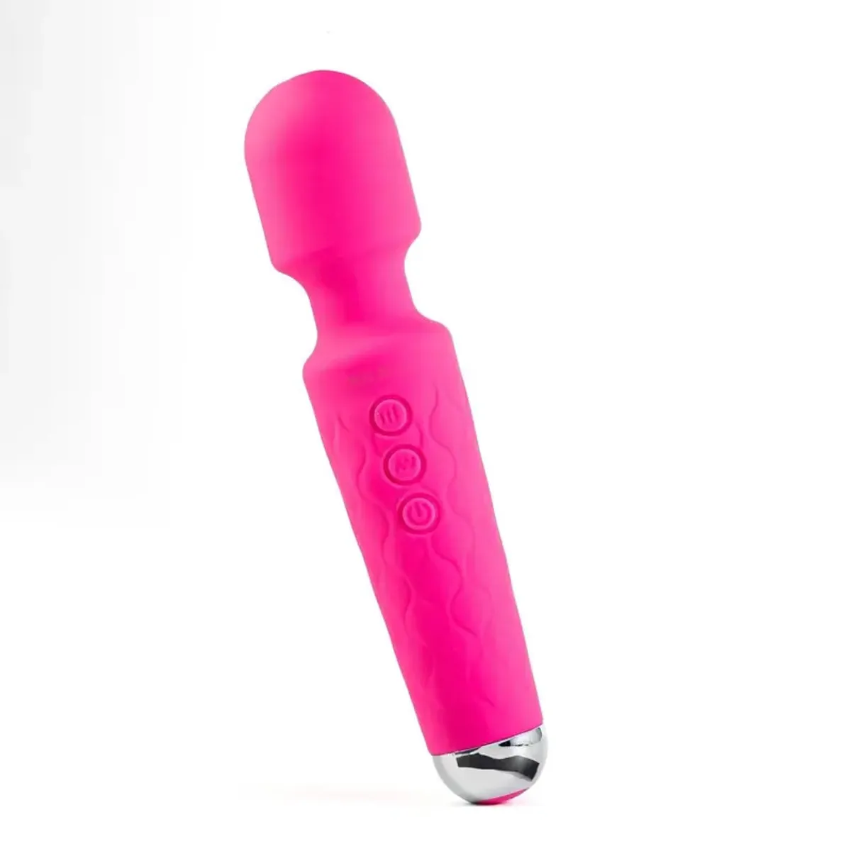 Velvet Pulse Rechargeable Wand Massager, Pink