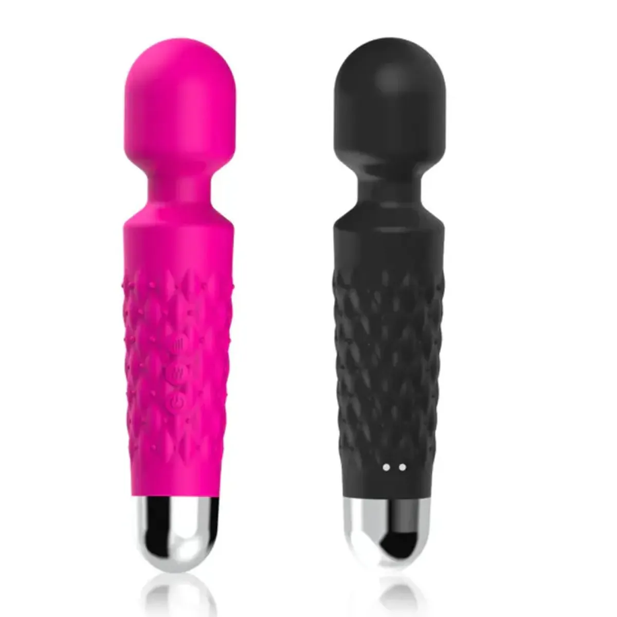 Velvet Pulse Rechargeable Wand Massager, Black