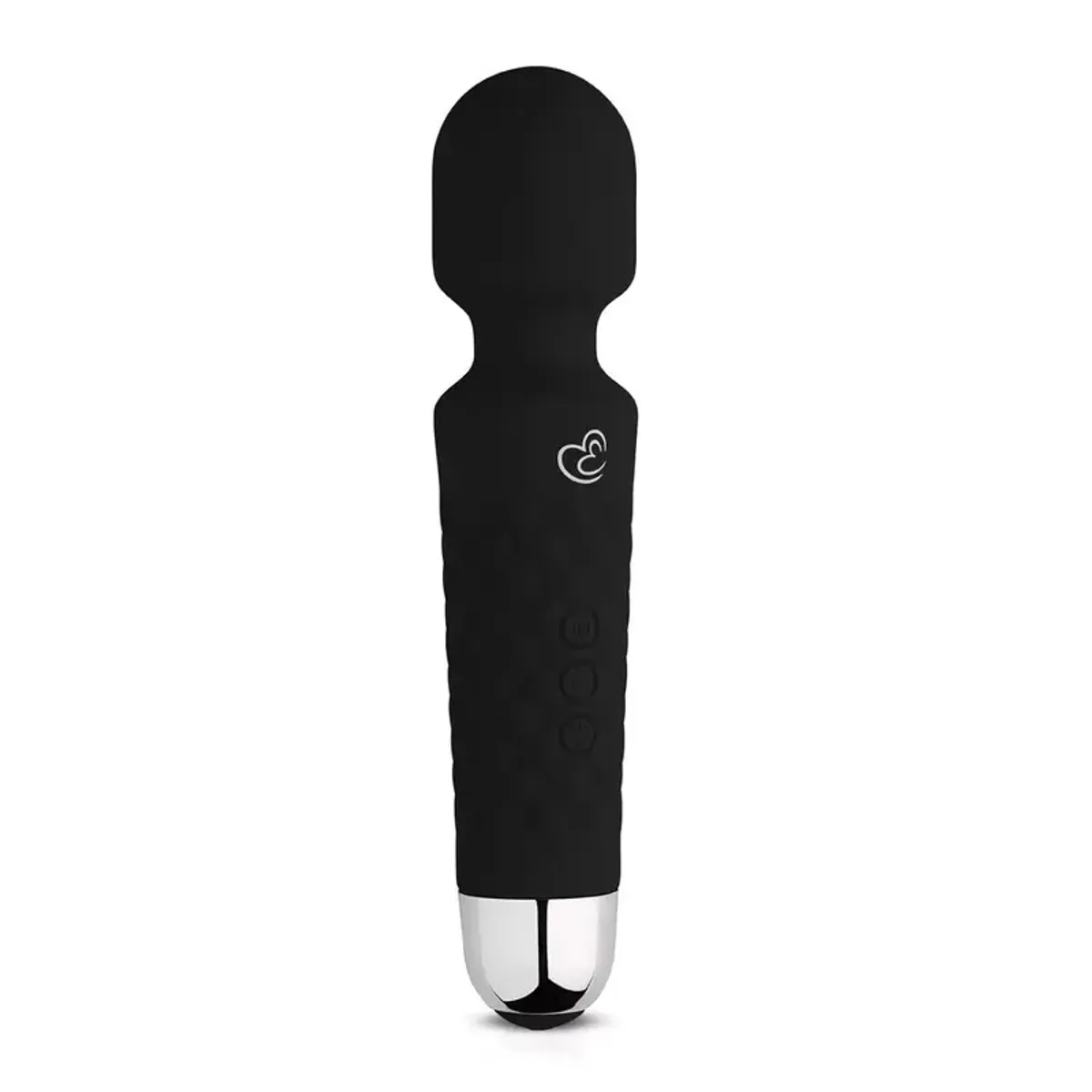 Velvet Pulse Rechargeable Wand Massager, Black