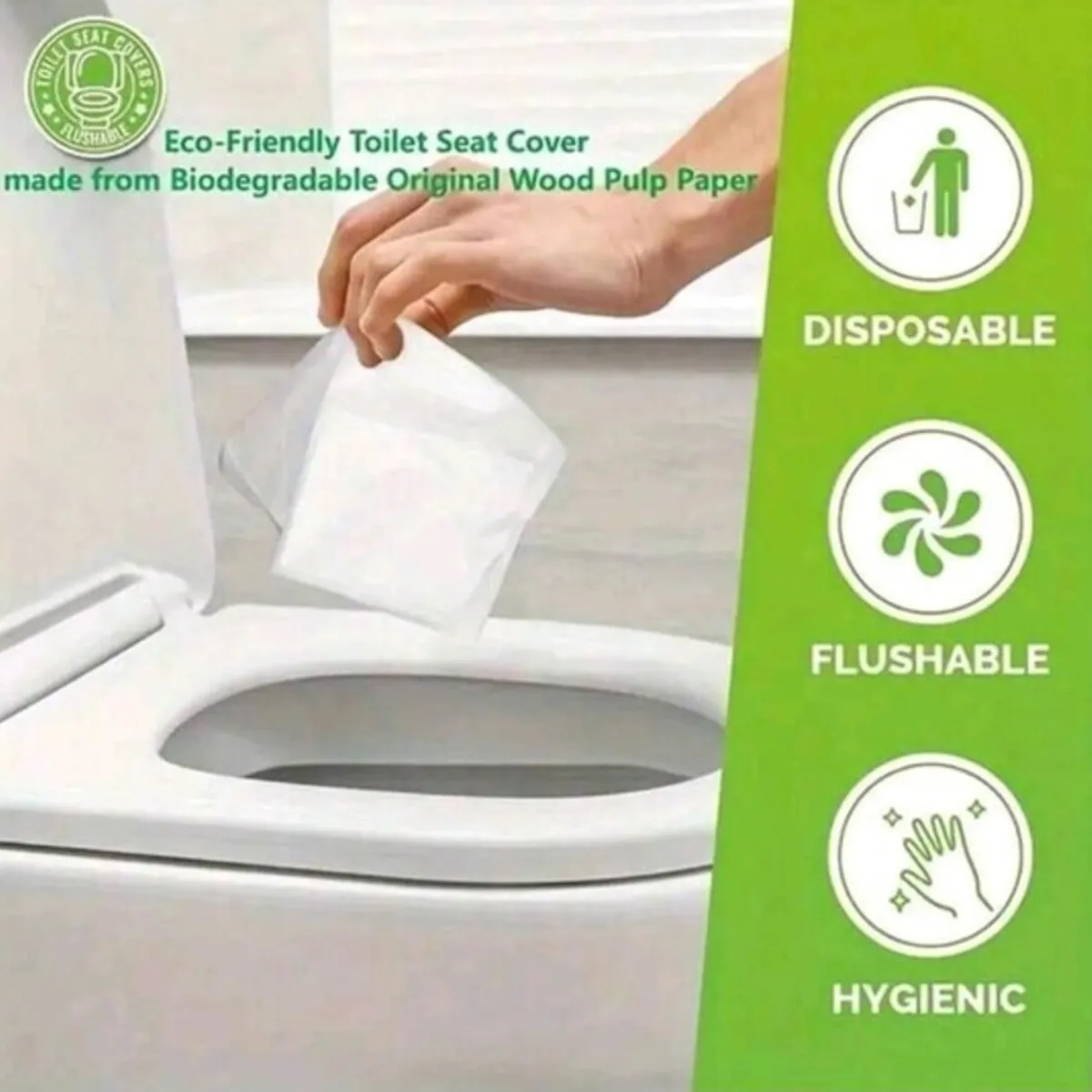 Disposable Toilet Seat Cover (10 pack)