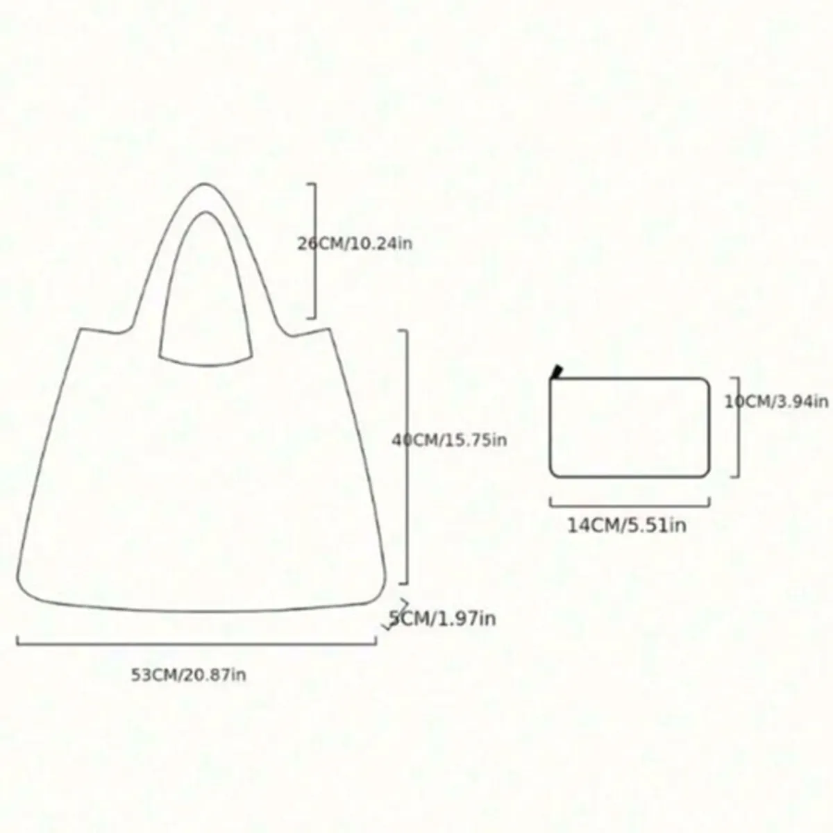 Foldable Tote Bag (Camo)