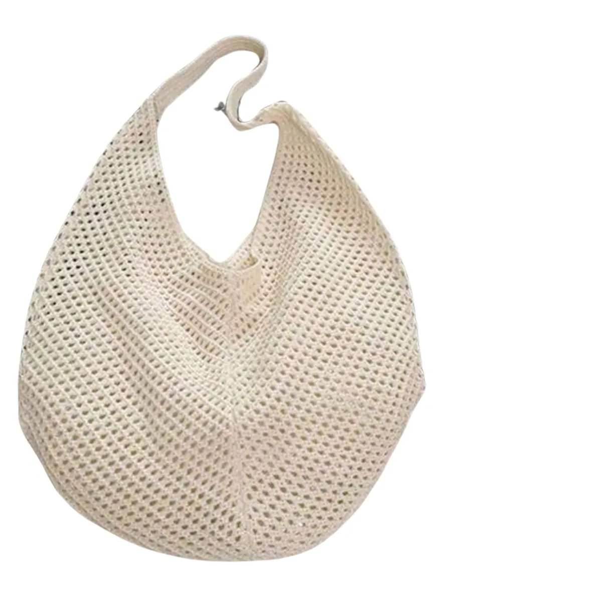 Fashion Tote Handbag - Crochet