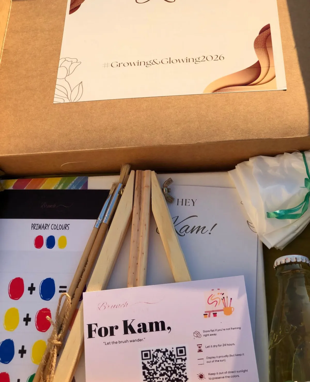 Pallete Pleasures Paint&Sip Box