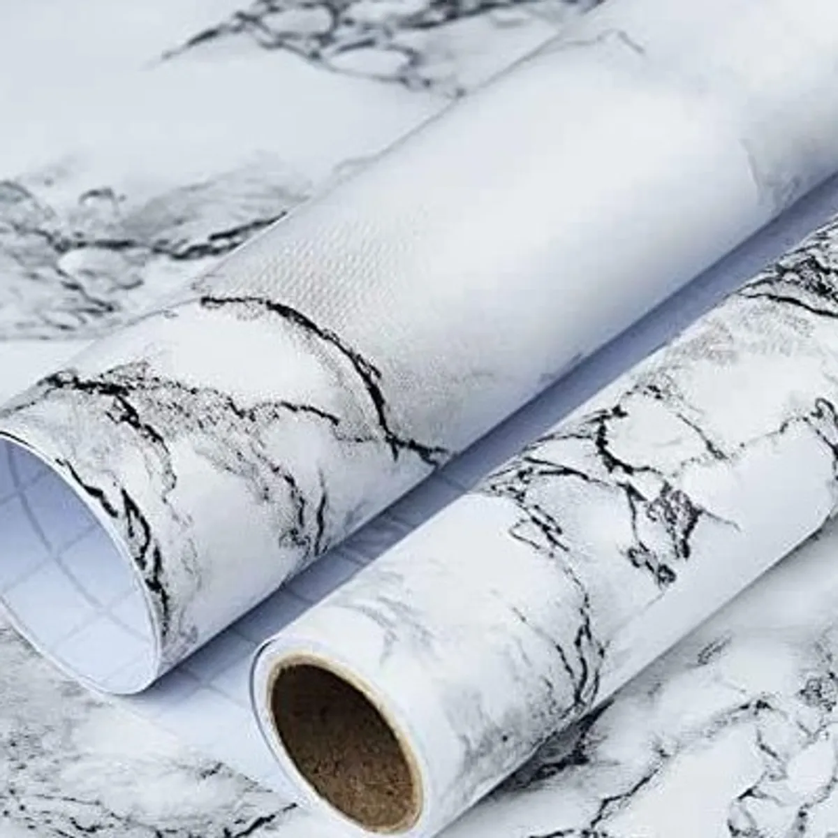 Wallpaper for Kitchen Wall, Waterproof Oil-Proof Granite Marble Wallpapers for Kitchen-Size 40cm*500C