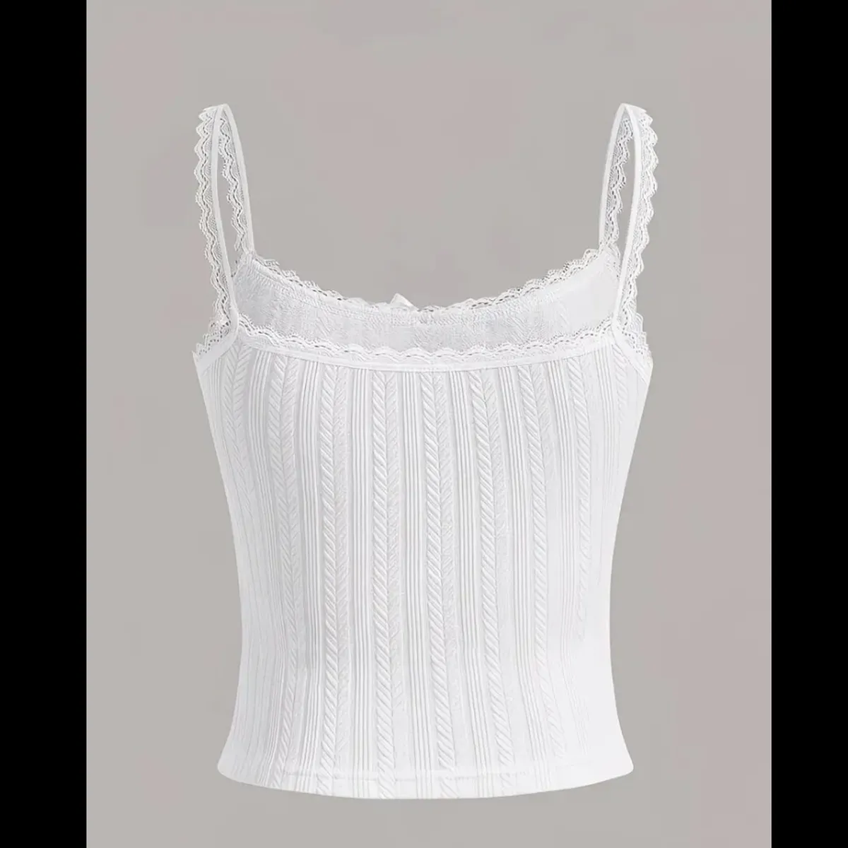 Lace Trim Suspender - Size 6Y