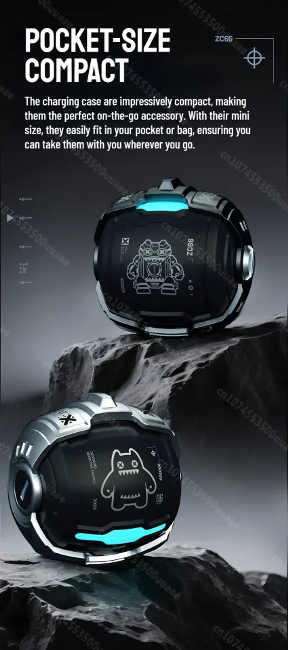 Zombiescat B12 Bluetooth Earbuds (premium sound),BLK